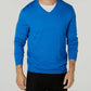 Alfani Men's V-Neck Sweater Blue Size Medium