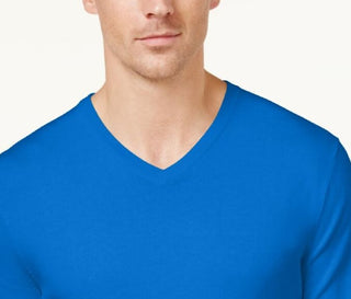 Alfani Men's V-Neck Sweater Blue Size 3 Extra Large