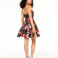 Blondie Nites Juniors' Strapless Sweetheart Dress Black Size 3