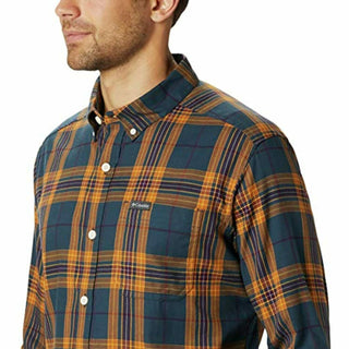 Columbia Men's Rapid Rivers Ii Long Sleeve Shirt Yellow Size Small