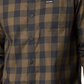 Columbia Men's Vapor Ridge Iii Plaid Shirt Beige Size Small