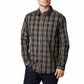Columbia Men's Vapor Ridge Iii Plaid Shirt Charcoal Size Medium
