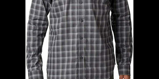 Columbia Men's Vapor Ridge Iii Plaid Shirt Charcoal Size Small