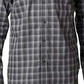 Columbia Men's Vapor Ridge Iii Plaid Shirt Charcoal Size Small