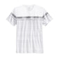 American Rag Men's Stripe V-Neck T-Shirt Gray Size Large