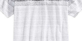 American Rag Men's Stripe V-Neck T-Shirt Gray Size Large