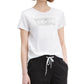 Levi's Women's The Perfect Tee Sequin Graphic T-Shirt White Size Medium
