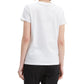 Levi's Women's The Perfect Tee Sequin Graphic T-Shirt White Size Extra Small
