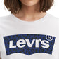 Levi's Women's Cotton Logo Graphic T-Shirt White Size Medium