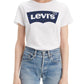 Levi's Women's Cotton Logo Graphic T-Shirt White Size X-Small