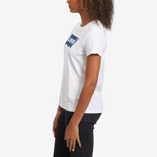 Levi's Women's Cotton Logo Graphic T-Shirt White Size X-Small