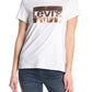 Levi's Women's The Perfect Graphic T-Shirt White Size Small