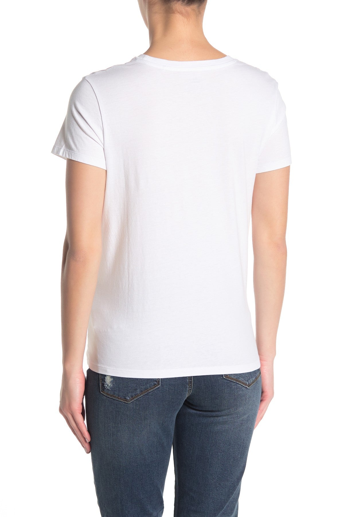 Levi's Women's The Perfect Graphic T-Shirt White Size Small