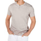 Alfani Men's Soft Touch Stretch Henley Gray Size XX-Large