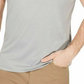 Alfani Men's Soft Touch Stretch Henley Gray Size Small