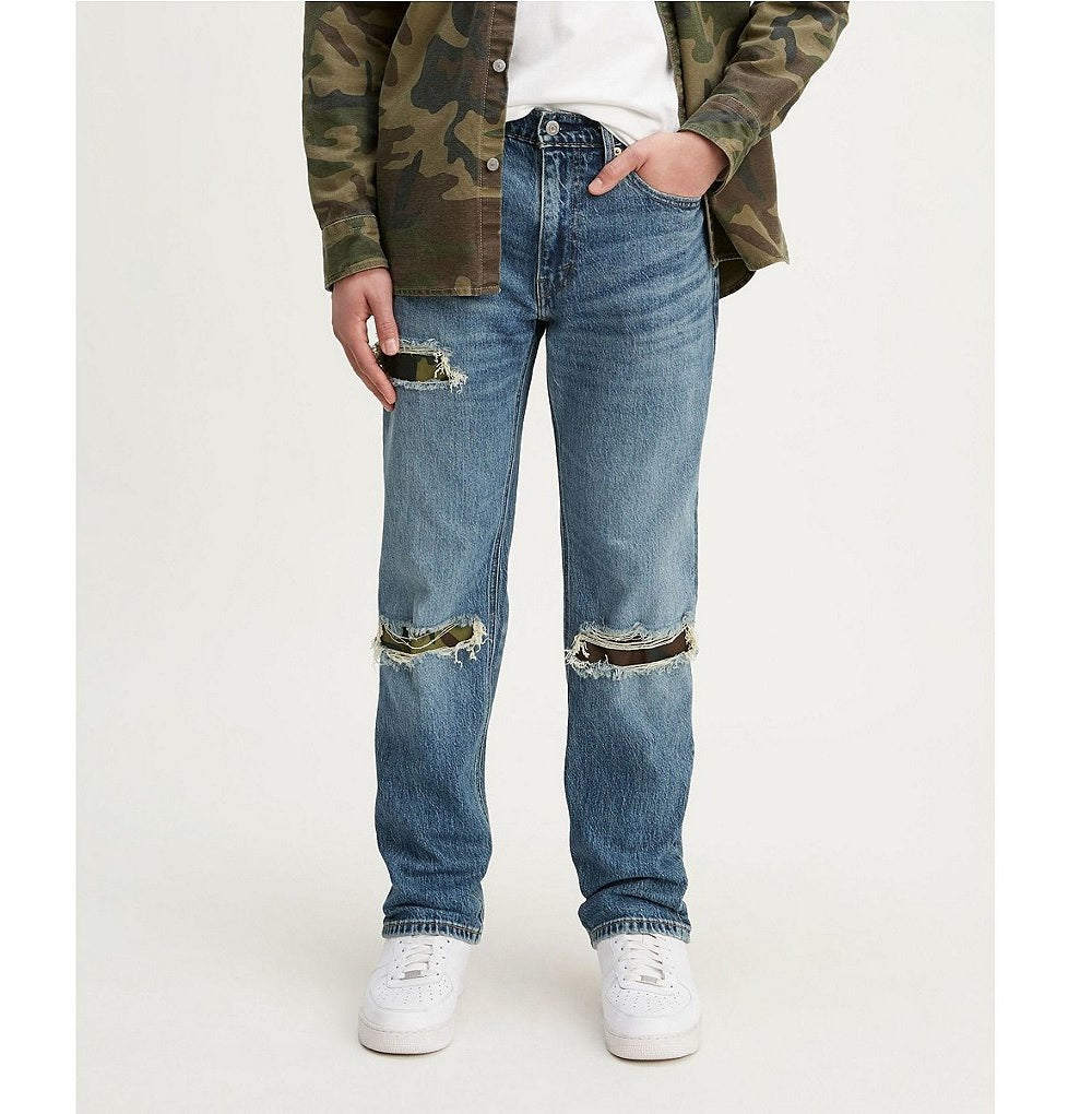 Levi' Men's 541 Athletic-Fit Blue Comet Camo Jeans Size 40 x32