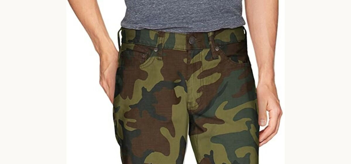 Levi's Men's 541 Athletic Fit Camo Jeans Green Size 42X30