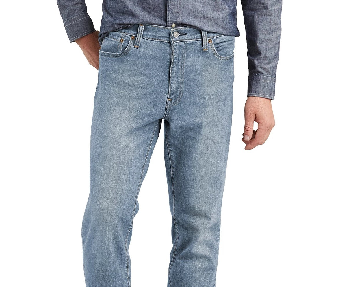 Levi's Men's Athletic Fit All Season Tech Ripped And Repaired Jeans Blue Size 34X34