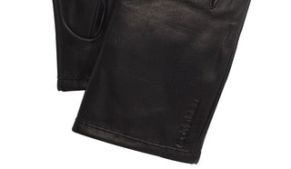 Calvin Klein Men's Leather Touch-Screen Gloves Black Size Large