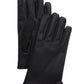 Calvin Klein Men's Faux-Leather Touch-Screen Gloves Black Size Large