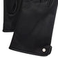 Calvin Klein Men's Faux-Leather Touch-Screen Gloves Black Size Large