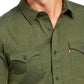 Levi's Men's Darrow Shirt Green Size Extra Large