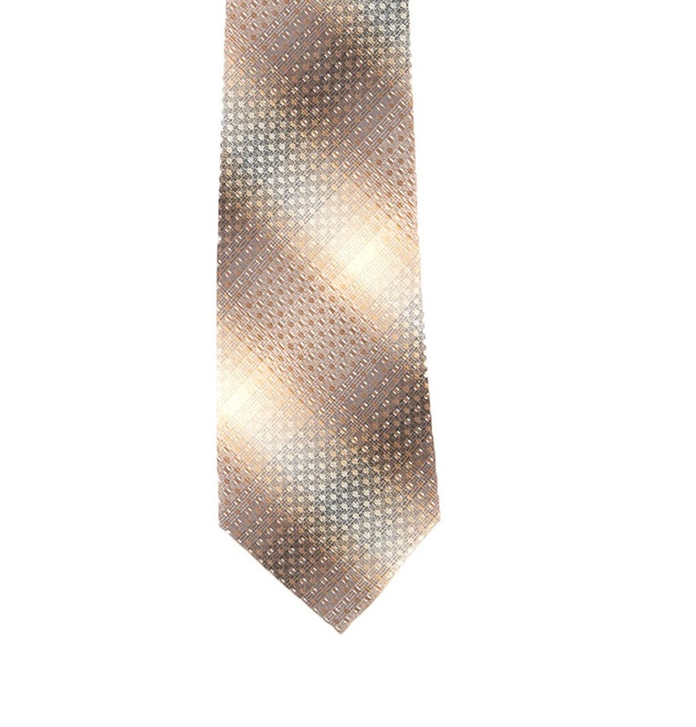 Van Heusen Men's The Cardenas Ombre Tie Beige Size Regular