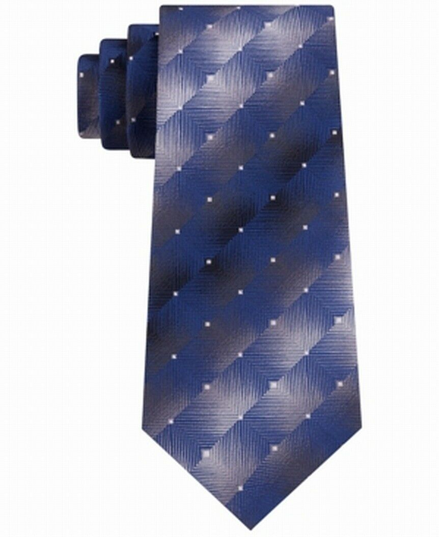 Van Heusen Men's Pizarroso Geo Tie Navy Size Regular