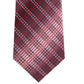 Van Heusen Men's Garcia Classic Ombre Plaid Tie Red Size Regular