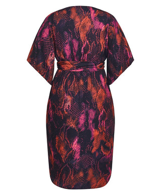 City Chic Women's Trendy Garnet Slither Dress Bright Red Size 18W