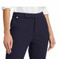 Ralph Lauren Womens Navy Stretch Ponte Formal Pants Blue Size Medium