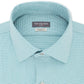 Van Heusen Men's Classic/Regular-Fit Performance Stretch Wrinkle-Free Flex Collar Micro-Houndstooth Dress Shirt Blue Size 14-32-33