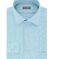 Van Heusen Men's Regular-Fit Wrinkle-Free Performance Stretch Flex Collar Solid Dress Shirt  Aqua Size 15.5x34-35