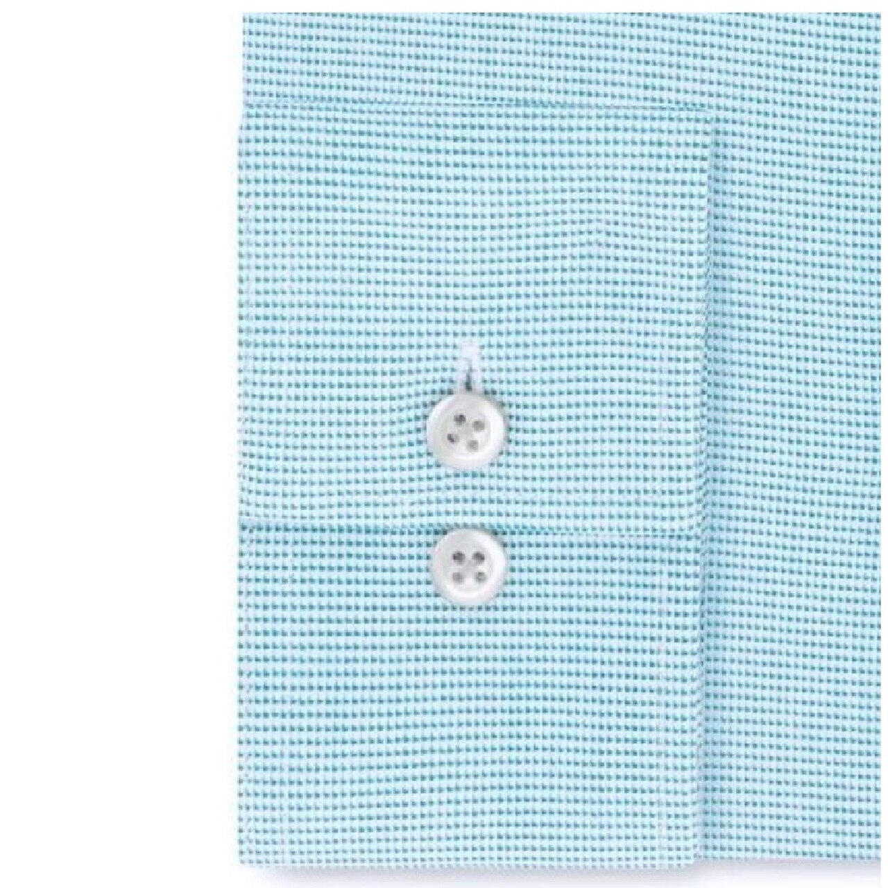Van Heusen Men's Regular-Fit Wrinkle-Free Performance Stretch Flex Collar Solid Dress Shirt  Aqua Size 15.5x34-35