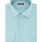 Van Heusen Men's Classic/Regular-Fit Performance Stretch Wrinkle-Free Flex Collar Micro-Houndstooth Dress Shirt Blue Size 17.5X34-35