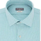 Van Heusen Men's Classic/Regular-Fit Performance Stretch Wrinkle-Free Flex Collar Micro-Houndstooth Dress Shirt Blue Size 17.5X34-35