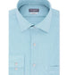 Van Heusen Men's Classic/Regular-Fit Wrinkle-Free Performance Stretch Flex Collar Solid Dress Shirt Aqua Size 18-36-37