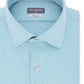 Van Heusen Men's Classic/Regular-Fit Wrinkle-Free Performance Stretch Flex Collar Solid Dress Shirt Aqua Size 18-36-37