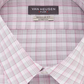Van Heusen Men's Wrinkle-Free Stretch Flex Collar Plaid Gray Size 15.5X32-33