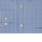 Van Heusen Men's Flex Wrinkle-Free Check Dress Shirt Medium Blue Size 15.5X34X35