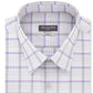Van Heusen Men's Classic/Regular-Fit Stretch Flex Check Dress Shirt Gray 16-32-33