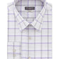 Van Heusen Men's Classic Fit Wrinkle-Free Performance Stretch Flex Collar Check Dress Shirt Gray Size 16-36-37