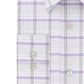 Van Heusen Men's Classic/Regular-Fit Wrinkle-Free Performance Stretch Flex Collar Check Dress Shirt Gray Size 34-35