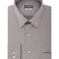 Van Heusen Men's Fit Flex Collar Stripe Dress Shirt Gray Size 32X33