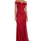 Nightway Women's Lace Off-The-Shoulder Gown