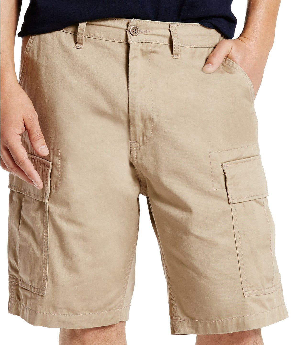 Levi's Men's Carrier Loose-Fit Cargo Shorts Beige Size 36 Regular