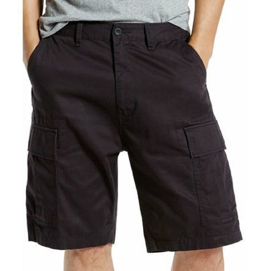 Levi's Men's Carrier Loose-Fit Cargo Shorts Black Size 30