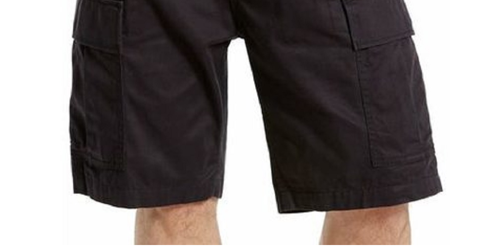 Levi's Men's Carrier Loose-Fit Cargo Shorts Black Size 30