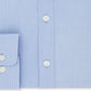 Tommy Hilfiger Men's Athletic Fit Performance Stretch TH Flex Collar Fineline Stripe Dress Shirt Blue Size 32X33