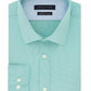 Tommy Hilfiger Men's Athletic Fit Flex Collar Dress Shirt Green Size 17.5X32-33